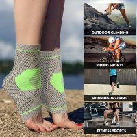 【CW】 1Pcs Elastic Bandage Football Ankle Support Basketball Brace Compression Protector for Sport Gym