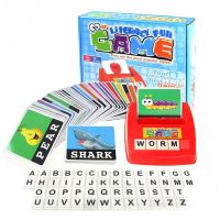 Play Game? Children Alphabet Puzzle Game Play English Alphabet Letters Learning Toys Vocabulary Word Match Game Educational Toys