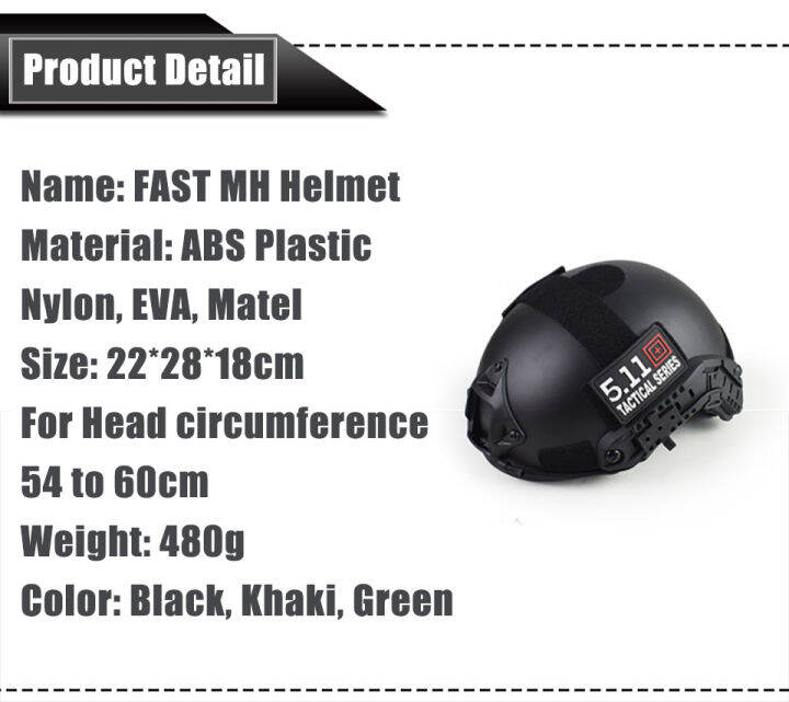 neuim-หมวกทหาร-fast-pj-ฝาครอบ-casco-air-soft-หมวกกันน็อกอุปกรณ์กีฬา-paintball-fast-กระโดดป้องกัน-picatiny-และ-wind-ฐานล็อคและแผ่นรองนุ่มไม่รวม