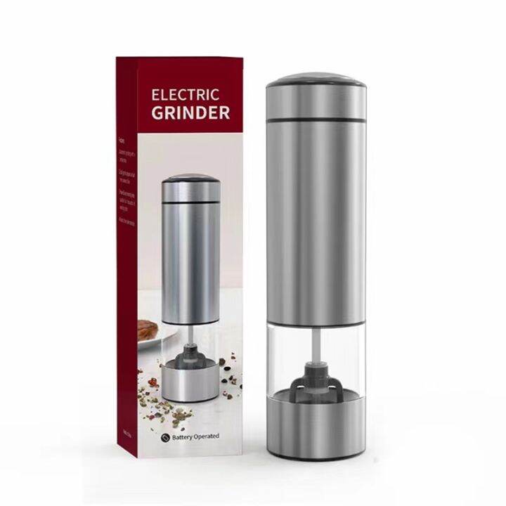 automatic-salt-pepper-grinder-electric-spice-mill-grinder-seasoning-adjustable-coarseness-kitchen-tools-grinding