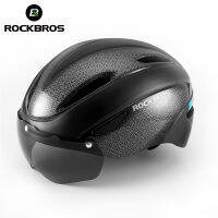 ROCKBROS Bicycle Helmet Cycling Men EPS Breathable Cycling Helmet Men Women Goggles Lens Aero MTB Road Bike Helmet Accessory