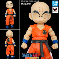 Model โมเดล ของแท้ 100% Bandai Tamashii S.H.Figuarts จากการ์ตูนเรื่อง Dragon Ball Z ดราก้อนบอล แซด Kuririn Klilyn Krillin คุริริน คูลิลิน Childhood Ver Original from Japan Figma ฟิกม่า Anime ขยับแขน-ขาได้ ของขวัญ อนิเมะ การ์ตูน มังงะ Figure ฟิกเกอร์