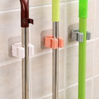 【YF】 1PC High Quality Home Storage Rack Bathroom Suction Hanging Pipe Hooks Wall Mounted Mop Organizer Holder Brush Broom Hanger