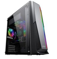 ATX CASE (NP) DARKFLASH AIGO RAINBOW 6 (BLACK)รับประกัน 1ปี