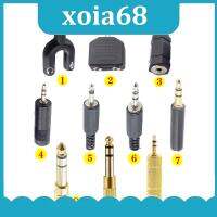 xoia68 Shop 3.5mm 6.5mm Male Audio Adapter to 3.5mm 2.5mm Female Stereo Plug Connector For Aux Speaker Cable Headphone Jack