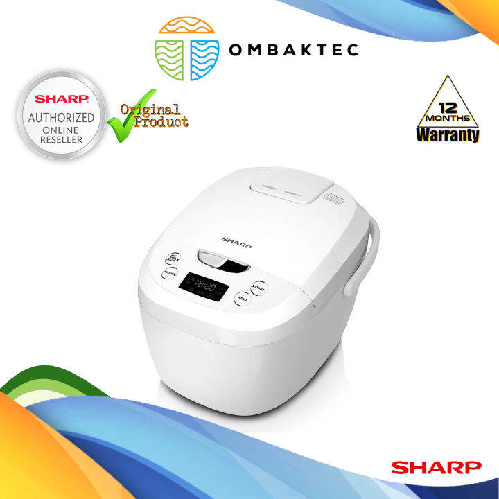 SHARP, 1.8L Jar Digital Rice Cooker KSE185WH Digital Rice Cooker, 10 ...