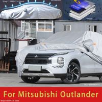 ที่คลุมกันฝุ่นของ Mitsubishi Outlander Selimut Mobil เต็มพื้นที่ที่คลุมกันหิมะที่บังแดดอุปกรณ์ตกแต่งภายนอกรถกันน้ำกันฝุ่น