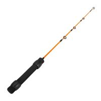 1Set Ultra-Short Fishing Rod Solid FRP Ice Fishing Rod Straight Handle Fishing Rod 50Cm Simple Portable