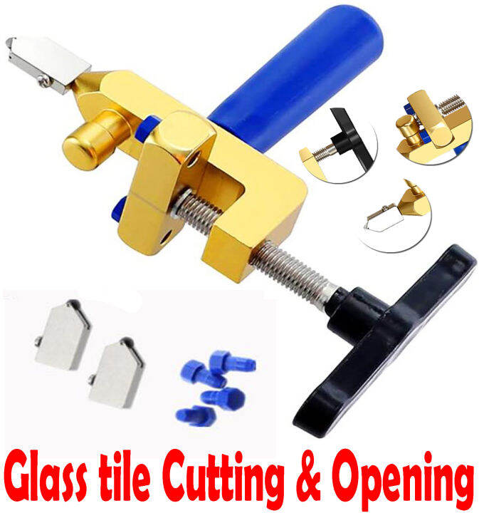 Oright Integrated Glass Cutter Handheld Diamond Cutting Hand Tool Can