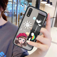 UCUC เคสโทรศัพท์เคสสำหรับ VivoY19การ์ตูนหมวกแดงเด็กหญิง SกันกระแทกFrostedกลับSoft Edge Fullฝาครอบเลนส์ป้องกันเลนส์Ultra Thin (สายรัดข้อมือ) เคสโทรศัพท์