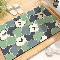 [COD] door mat non-slip water-absorbing carpet floor bedroom living room bathroom diatom mud batch