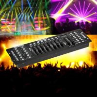 Uinn คอนโซลควบคุม DMX512 192 ช่องสัญญาณสำหรับผู้ควบคุมเวทีไฟงานปาร์ตี้ DJ ดิสโก้ Equipment Spotlights DJ Controller