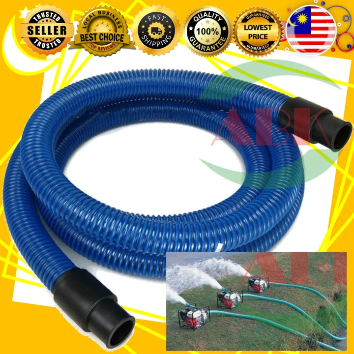 2 INCH X 10' HEAVY DUTY PVC SUCTION HOSE SPRING HOSE PIPE SAWAH HIDUNG ...