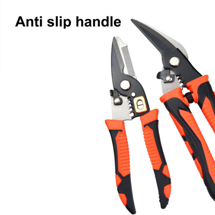 Multifunctional Metal Sheet Cutting Scissor Aviation Snip Straight