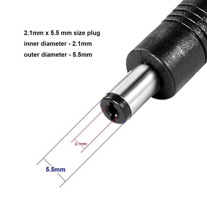 สายพาวเวอร์ตัวผู้กล้อง-dc-5-5-2-1สายเคเบิล-mm-12v-ตัวเมียพาวเวอร์สำหรับต่อโทรทัศน์คอมพิวเตอร์บ้านและอะไหล่