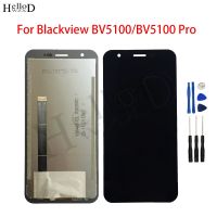 5.7 BV5100 Blackview หน้าจอ LCD สำหรับมือถือ BV5100 Pro เซ็นเซอร์ชิ้นส่วนจอสัมผัสแอลซีดีของเครื่องแปลงดิจิทัลเครื่องมือชิ้นส่วนโทรศัพท์