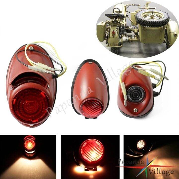 Ural Dnepr Sidecar Taillights Motorcycle Tail Brake Stop Light For BMW