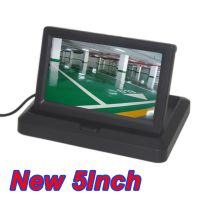 5.0 Color CCD CCD Car Display 5 Inch Folding New Digital Screen 2 Channel Video Input DVD Player DC 12/24V Monitor