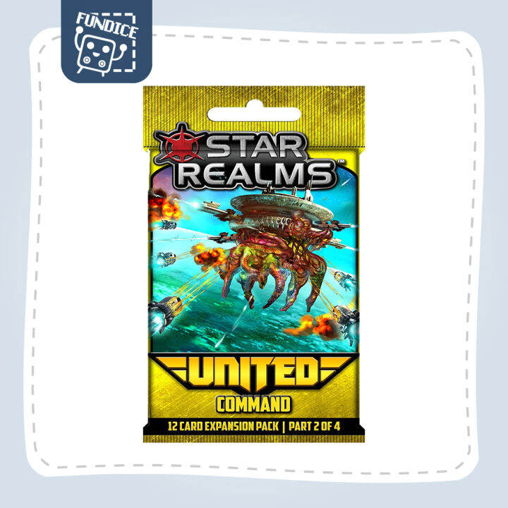 Fun Dice Star Realms United Command Expansion Board Game Lazada.co.th
