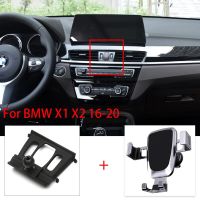 [Hot K] ที่จับโทรศัพท์มือถือที่ยึดสำหรับ BMW X2 X1 2016 2017 2018 2019 2020ช่องระบายที่จับโทรศัพท์มือถือ GPS ที่เสียบบเงินที่ตั้งฐานในอุปกรณ์เสริมรถยนต์