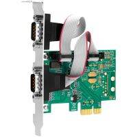 PCI-E To Dual Serial Combo Card RS232 PCI Express PCIe Adapter Card 2.5Gb/S Channel 1000Kbps Wch CH382L Chip