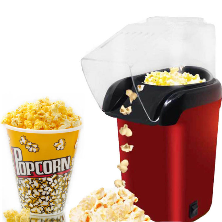 Popcorn Machine for Home Automatic Mini Hot Air Popcorn Maker DIY Corn  Popper Children Gift