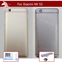 สำหรับฝา Xiaomi Mi 5s เคสฝาหลังประตูปลอกหุ้มส่วนหลังเคสกระดุมด้านข้างอะไหล่