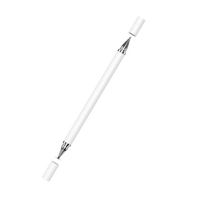 ปากกาสไตลัสแบบ2 In 1,ปากกาสำหรับจอมือถือปลายปากกาสัมผัสปากกาแบบสองด้านปากกาตัวเก็บประจุ