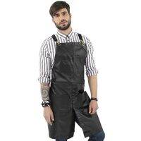 Europe America Thick Nylon Waterproof Apron Coffee Shop BBQ Hairdresser Florist Work Clothes Long Fisherman Adjustable Apron Aprons