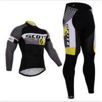 Limited Sale Long Cycling Jersey Set SCOTT MTB Racing Clothing Off-Road Motocross Jersey Bike 9D