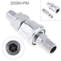 2ชิ้น/เซ็ต TL-S12 20SM + นเหล็กความเร็วสูง Pneumatic Quick Connector Dual Interface และ Telescopic หัวเข็มขัด2021