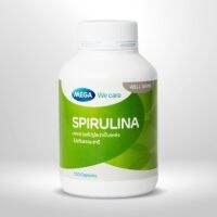 Mega Spirulina 100 caps. เมก้า สไปลูลีน่า 100 แคปซูล