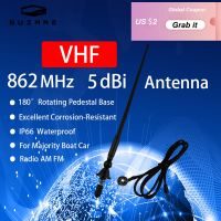 ✉♈ Guzare Marine Boat Car Antenna Waterproof Aerial Radio FM / AM Signal Amplifier for Mini Cooper ATV UTV Golf Cart Universal