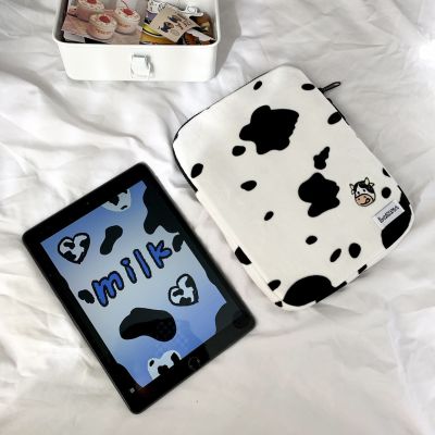 กระเป๋าเคสโทรศัพท์กันกระแทกวัวการ์ตูนใหม่สำหรับ Ipad Air 4 Pro 11 12.9 Casing Tablet 14 15.6นิ้วคอมพิวเตอร์โน้ตบุ๊คกระเป๋าไลเนอร์ที่เก็บของ