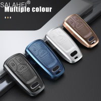 Car Key Cases Cover Shell Fob For Audi A4L A4 B9 Q5 Q7 TT TTS TFSI A5 S5 8S 2016 2017 2018 2019 2020 2021 Keychain Accessories