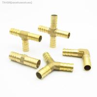 ▧☁☇ 4mm 5mm 6mm 8mm 10mm 12mm 14mm 16mm 19mm 25mm Hose Barb Brass Barbed Straight Elbow Tee Y 2 3 4 Way Pipe Fitting Connector