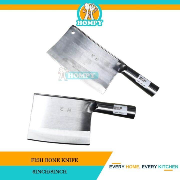 STAINLESS STEEL FISH BONE KNIFE/PISAU KELULI /PISAU POTONG TULANG IKAN