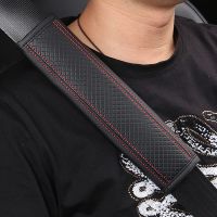 Pu Leather Seat Belt Cover Universal Safety Belt Shoulder Protection Breathable Seat Belt Padding Pad Car Accessories Interior Seat Covers
