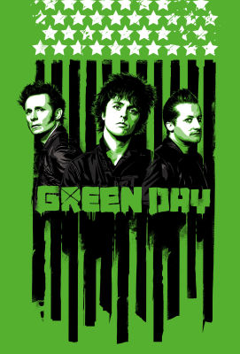 โปสเตอร์ Green Day กรีนเดย์ Billie Joe Armstrong บิลลี โจ รูปภาพขนาดใหญ่ ของขวัญ Poster ของแต่งบ้าน ของแต่งห้อง โปสเตอร์ติดผนัง โปสเตอร์ติดห้อง 77poster