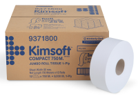 KIMSOFT กระดาษชำระม้วนใหญ่ คิมซอฟต์ จัมโบ้ โรล ทิชชู่ หนา 1 ชั้น รหัสสินค้า 93718 สินค้าคิมเบอร์ลี่ย์-คล๊าค โปรเฟสชั่นแนล 12 ม้วน ม้วนละ 750 เมตร