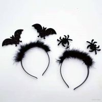 （A VOGUE）❖ YB5 Halloween headband Bat party atmosphere decoration spider hair band dress up stage BY5