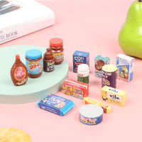 ToyToyse Dollhouse Miniature อาหาร 1/6 Supermarket Miniature Pretend Play ของเล่นอุปกรณ์เสริม