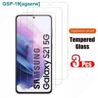 【 Annisoul Shop】3 Pçs Cobertura De Vidro Temperado ไม่สำหรับ Samsung S21 S22บวก S21 Fe Protetor De Tela No Vidro Samsung S20plus S20fe