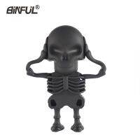 USB Flash Drive cute cartoon Skeleton Pen Drive 4GB/8GB/16GB/32/GB/64GB Memory USB Stick Halloween pen drive usb flash card