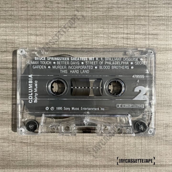 เทปเพลง-เทปคาสเซ็ท-cassette-tape-เทปเพลงสากล-bruce-springsteen-อัลบั้ม-greatest-hits