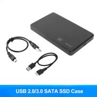 เคส SSD 2.5เคสฮาร์ดดิสก์ SSD Enclosure Sata เป็น USB 3.0 2.0อะแดปเตอร์6Gbps กล่องฮาร์ดไดร์ฟรองรับฮาร์ดดิสก์2TB สำหรับ Windows Mac OS