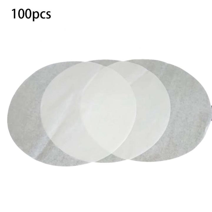 คลังสินค้าพร้อม-zir-mall-original-100pcs-round-non-stick-baking-roasted-bbq-mat-oil-absorption-oven-paper