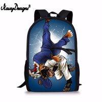 NOISYDESIGNS Cool Martial Arts JUDO Design Printing Backpack for Teenage Girls Boys Children School Supplies Laptop Rucksack