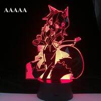 ☑☁ The Helpful Fox Senko-san Anime 7 /16 Colors 3d Led Night Light for Children Bedroom Decoration Dropshipping Remote Control