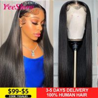 32 Inch Straight Lace Front Wig 13x4 Human Hair Wigs For Women Peruvian Human Hair Remy Transparent HD 13x6 Lace Frontal Wigs [ Hot sell ] TOY CENTER